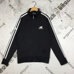 ニューバランス サイドライン ビック襟 トラック ジャージ ジャケット ブラック M 3100256