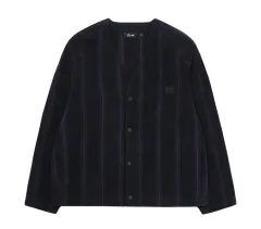 新品) ユニクロ ニードルズ フリース オーバーサイズ カーディガン ブラック