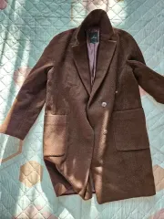 NICE CLAUP(ナイスクラップ) ブラウン ウール コート ジャケット