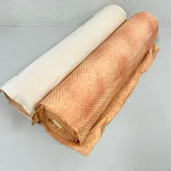 小紋 付け下げ 反物 正絹 2本 まとめ売り リメイク材料 m-1204