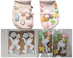 新品)クロックス 発光LED サンリオ ジビッツ セット