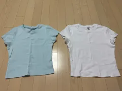 UNIQLO S クロップド半袖Tシャツ