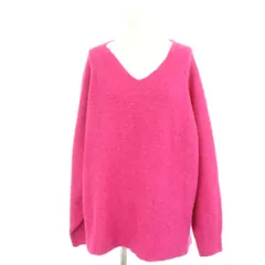 イェッカヴェッカ YECCA VECCA タグ付き ニット セーター ウール F ピンク Vネック 長袖 /GP
