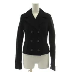 セオリー Theory テーラードジャケット 上着 2 黒 ブラック ダブルブレスト 長袖 01-7104121 /GG