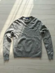 ポロ ラルフローレン 新モデル グレー ウール ニット セーター