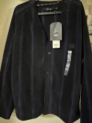 ユニクロ x ニードルズ フリース オーバーサイズ カーディガン ブラック Lサイズ