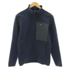パタゴニア Patagonia 23AW R2 テックフェイス ジャケット アウター ハイネック ロゴ刺繍 S 紺 ネイビー 83626 /YT