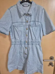 ZARA デニム 半袖ロンパース