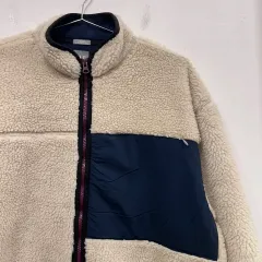 GAP チェストナイロン バイカラー ボア フリース