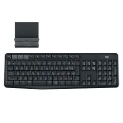 ロジクール ワイヤレスキーボード 無線 K375s Windows Mac Chrome Android iOS Bluetooth Unifying ワイヤレス キーボード スタンド付 K375 国内正規品 