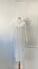 白 ロング ONE PIECE シャツ