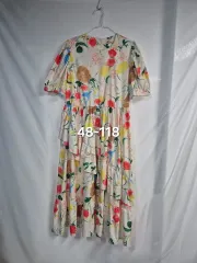 フラワー半袖ONE PIECE 48-118