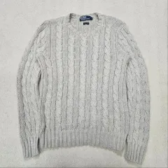 ポロラルフローレン ケーブルニット M
