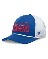 ファナティクス メンズ アクセサリー 帽子 Fanatics Mens BlueWhite New York Rangers Heritage Dutch AFrame Trucker Adjustable Hat Blue White ホワイト