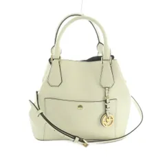 マイケルコース MICHAEL KORS 2WAY ハンドバッグ ショルダーバッグ レザー 白 /MI ■OS