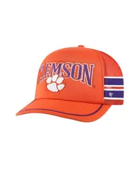 47 ブランド メンズ アクセサリー 帽子 47 Brand Mens Orange Clemson Tigers Sideband Trucker Adjustable Hat Orange オレンジ