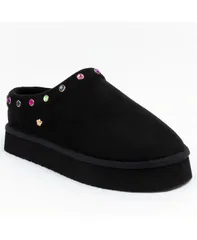 ジューシークチュール レディース シューズ サンダル Juicy Couture Womens Oenzo Closed Toe Clog Slipper Black Multi ブラックのサムネイル