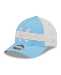 ニューエラ メンズ アクセサリー 帽子 ジャージー New Era Mens Light BlueWhite Inter Miami CF 2025 Jersey Hook 9FORTY MCrown Adjustable Hat Light Blue Whi