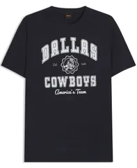 ヒューゴボス レディース トップス Tシャツ リラックスフィット シャツ ロゴ Hugo Boss BOSS x DALLAS COWBOYS Relaxed Fit Logo TShirt Darkのサムネイル