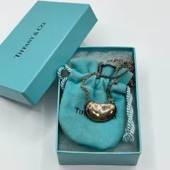 TIFFANY&Co. ティファニー ビーン ネックレス エルサペレッティ シルバー 925  箱付き
