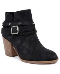 シュガー レディース シューズ ブーツ・レインブーツ アンクル ブーツ Sugar Womens Sansa Closed Toe Ankle Booties Black ブラック