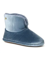 ディアフォームズ レディース シューズ ブーツ・レインブーツ Dearfoams Womens Sara Shiny Velour Bootie House Slipper Boot Flintstone