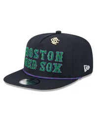 ニューエラ メンズ アクセサリー 帽子 New Era Mens Navy Boston Red Sox 2025 Big League Chew Golfer Snapback Hat Navy ネイビー