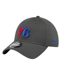 ニューエラ メンズ アクセサリー 帽子 New Era Mens Charcoal Philadelphia 76ers Active Ripstop 9TWENTY Adjustable Hat Charcoal チャコール