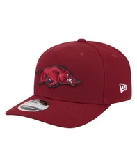 ニューエラ メンズ アクセサリー 帽子 New Era Mens Cardinal Arkansas Razorbacks Team Collective 9SEVENTY Stretchsnap Adjustable Hat Cardinal