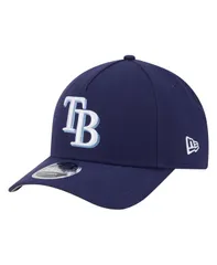 ニューエラ メンズ アクセサリー 帽子 New Era Mens Navy Tampa Bay Rays 9FORTY MCrown Adjustable Hat Navy ネイビー