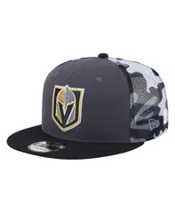 ニューエラ メンズ アクセサリー 帽子 メッシュ New Era Mens GrayBlack Vegas Golden Knights Camo Meshback 9FIFTY Snapback Hat Gray Black ブラック