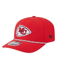 ニューエラ メンズ アクセサリー 帽子 New Era Mens Red Kansas City Chiefs Gameday Multi Rope 9SEVENTY StretchSnap Hat Red レッド