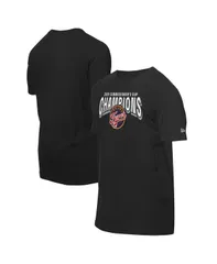 ニューエラ メンズ トップス Tシャツ New Era Mens and Womens Black Indiana Fever 2025 WNBA Commissioners Cup Champions TShirt Black ブラック