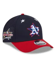 ニューエラ メンズ アクセサリー 帽子 New Era Mens NavyRed Athletics 2025 MLB AllStar Game Workout 9FORTY MCrown Adjustable Hat Navy Red ネイビー
