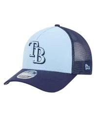 ニューエラ メンズ アクセサリー 帽子 New Era Mens Light BlueNavy Tampa Bay Rays 2Tone Color Pack 9FORTY MCrown AFrame Adjustable Hat Light Blue Nav
