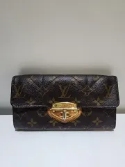 ルイヴィトン モノグラム 二つ折り財布 ブラウン