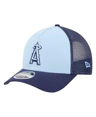 ニューエラ メンズ アクセサリー 帽子 New Era Mens Light BlueNavy Los Angeles Angels 2Tone Color Pack 9FORTY MCrown AFrame Adjustable Hat Light Blue