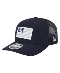 ニューエラ メンズ アクセサリー 帽子 New Era Mens Navy New York Yankees Flag 9SEVENTY StretchSnap Hat Navy ネイビー