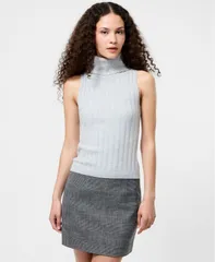 フレンチコネクション レディース トップス シャツ タートルネック French Connection Womens Turtle Neck Top Light Grey グレーのサムネイル