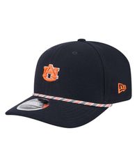 뉴 엘라 남성 액세서리 모자 New Era Mens Navy Auburn Tigers Game Day MultiRope 9SEVENTY StretchSnap Hat Navy