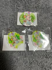 プリパラ まるくじ ファルル 缶バッジ ひびき アクリルキーホルダー