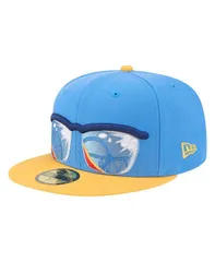 ニューエラ メンズ アクセサリー 帽子 ジャージー New Era Mens BlueYellow Jersey Shore BlueClaws Authentic Collection 59FIFTY Fitted Hat Blue Yellow ブルー