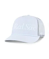 47 ブランド メンズ アクセサリー 帽子 47 Brand Mens Light Blue Boston Red Sox Foundation Script Hitch Adjustable Trucker Hat Light Blue ブルー
