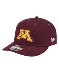 ニューエラ メンズ アクセサリー 帽子 New Era Mens Maroon Minnesota Golden Gophers Low Profile 9FIFTY Snapback Hat Maroon マルーン