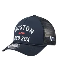 ニューエラ メンズ アクセサリー 帽子 ミニ New Era Mens Navy Boston Red Sox Minimalist 9FORTY AFrame Adjustable Hat Navy ネイビー