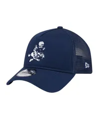 ニューエラ メンズ アクセサリー 帽子 New Era Mens Navy Dallas Cowboys Retro Main AFrame Trucker 9FORTY Adjustable Hat Navy White ホワイト