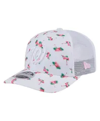 ニューエラ メンズ アクセサリー 帽子 メッシュ New Era Mens White Washington Nationals Flamingo Mesh Back 9SEVENTY StretchSnap Hat White ホワイト