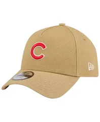 ニューエラ メンズ アクセサリー 帽子 ロゴ New Era Mens Khaki Chicago Cubs Logo Essentials 9FORTY AFrame Adjustable Hat Khaki カーキのサムネイル