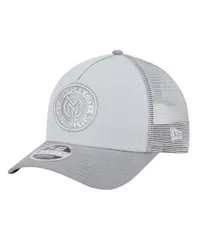 ニューエラ メンズ アクセサリー 帽子 New Era Mens Gray New York City FC Color Pack 9FORTY AFrame Adjustable Trucker Hat Gray グレー