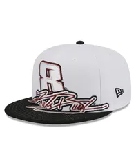 ニューエラ メンズ アクセサリー 帽子 New Era Mens WhiteBlack Kyle Busch 9FIFTY Snapback Hat White Black ホワイト